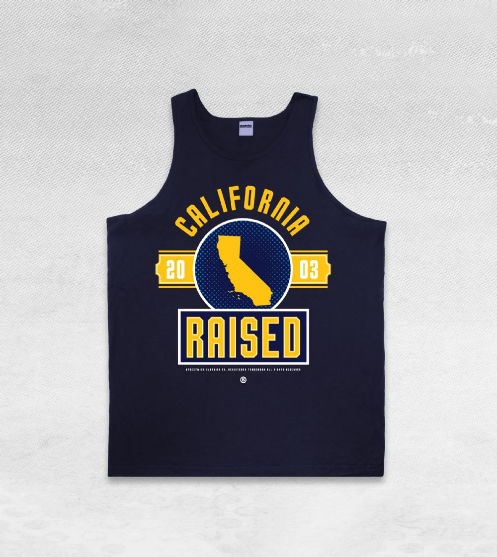 Cal State (Navy) tank top